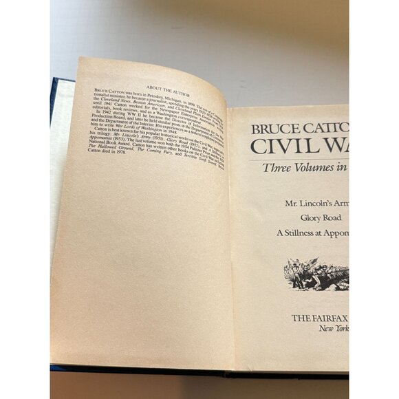 Bruce Catton's Civil War Mr. Lincoln's Army/Glory Road/A Stillness Hardcover - Picture 10 of 11